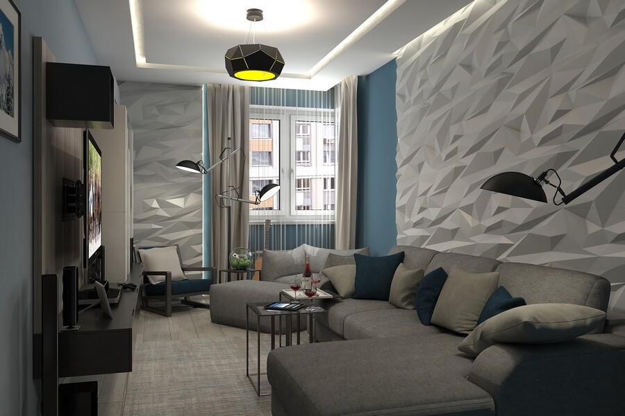 Дизайн-проект двухкомнатной квартиры в Москве - цены и фото интерьера